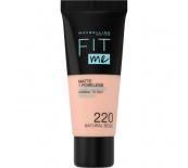 Maybelline  FIT ME MATTE Фон дьо тен 220 NATURAL BEIG