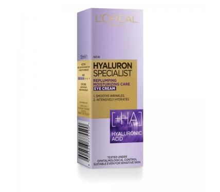 L'Oréal  HYALURON SPECIALIST Околоочен крем 15мл