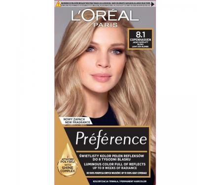 L'Oréal  PREFERENCE 8,1 REC COPENH