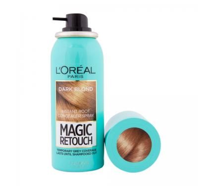 L'Oréal  MAGIC RETOUCH Спрей за прикриване на бели корени 4 DARK BLOND