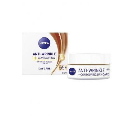 NIVEA AntiWrinkle+ Контуриращ дневен крем против бръчки 65+