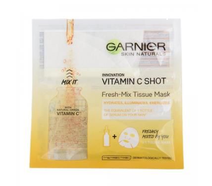 Garnier  SKIN NAT Прясно миксирана маска с витамин С