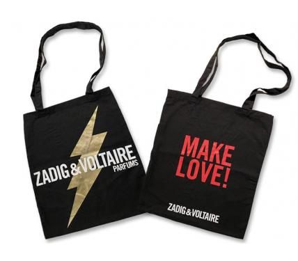 Стилна платнена чанта Zadig & Voltaire