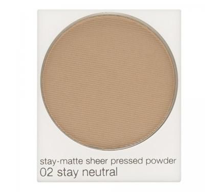 Clinique Stay-Matte Sheer Pressed Powder 02 Stay Neutral Мини матираща пудра за лице без опаковка