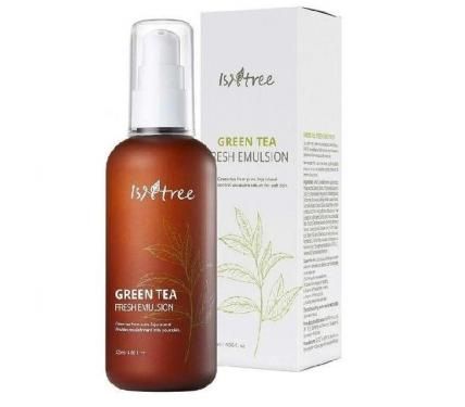 Isntree Green Tea Fresh Emulsion ефективна емулсия за мазна кожа