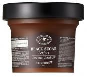 SKINFOOD Black Sugar Perfect Essential Scrub 2X скраб за лице с черна захар