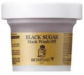 SKINFOOD Black Sugar Mask Wash Off Ексфолираща маска за лице с черна захар