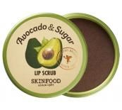 SKINFOOD Avocado & Sugar Lip Scrub Захарен пилинг за устни с авокадо