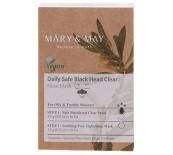 Mary & May Daily Safe Black head Clear Nose Mask Двустепенна маска за нос